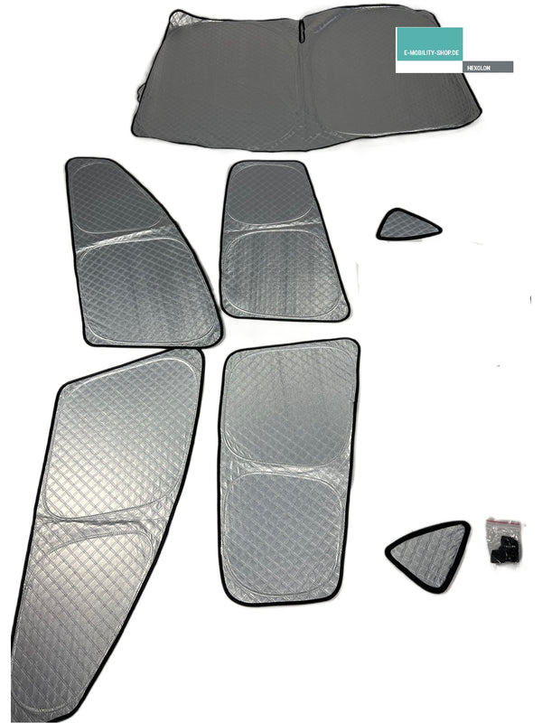 Tesla Model 3 Premium Privacy Shields - Rundum Komplettpaket - 7 teiliges Set, E-Mobility Shop