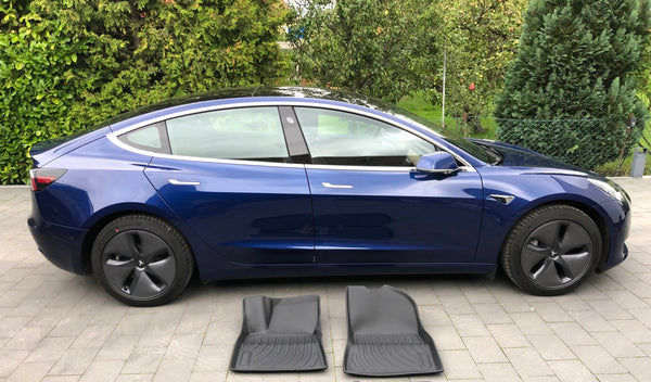 Tesla Model 3 Allwetter-Fußmatten-Set 2-tlg. - Vor-Refresh, E-Mobility Shop