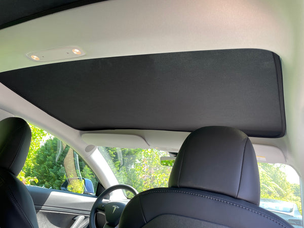 Tesla Model 3 Sonnenschutz-Elemente 4-teiliges Set - für alle M3 außer 2021er US-Produktion