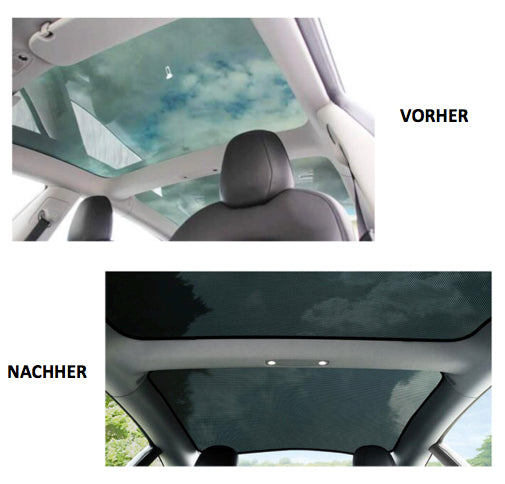 Tesla Model 3 Sonnenschutz-Elemente 6-teiliges Set